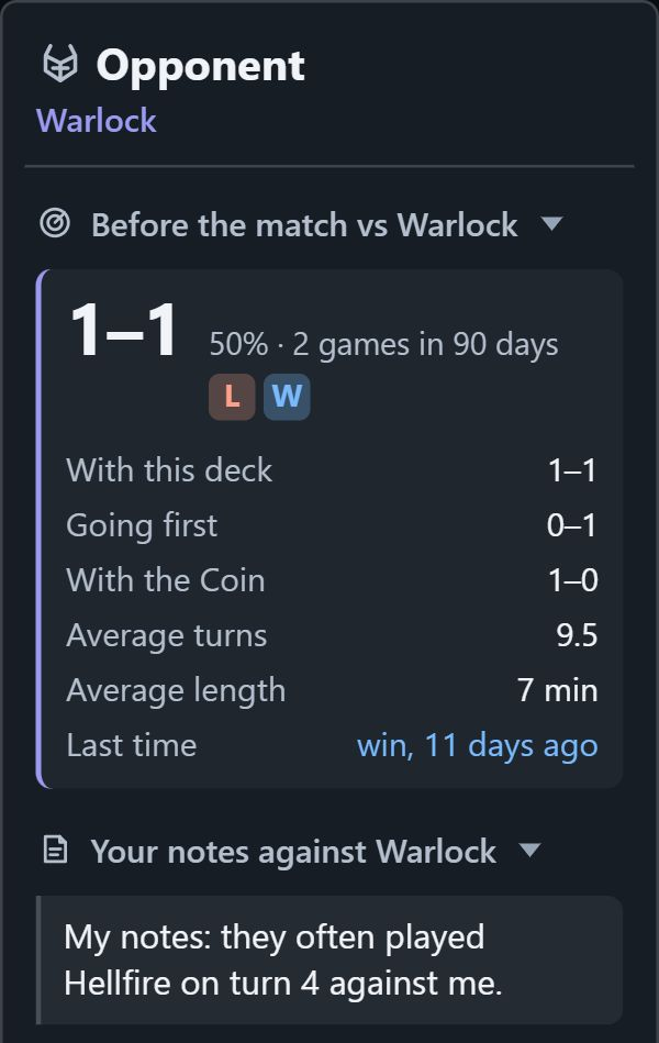 Match prep